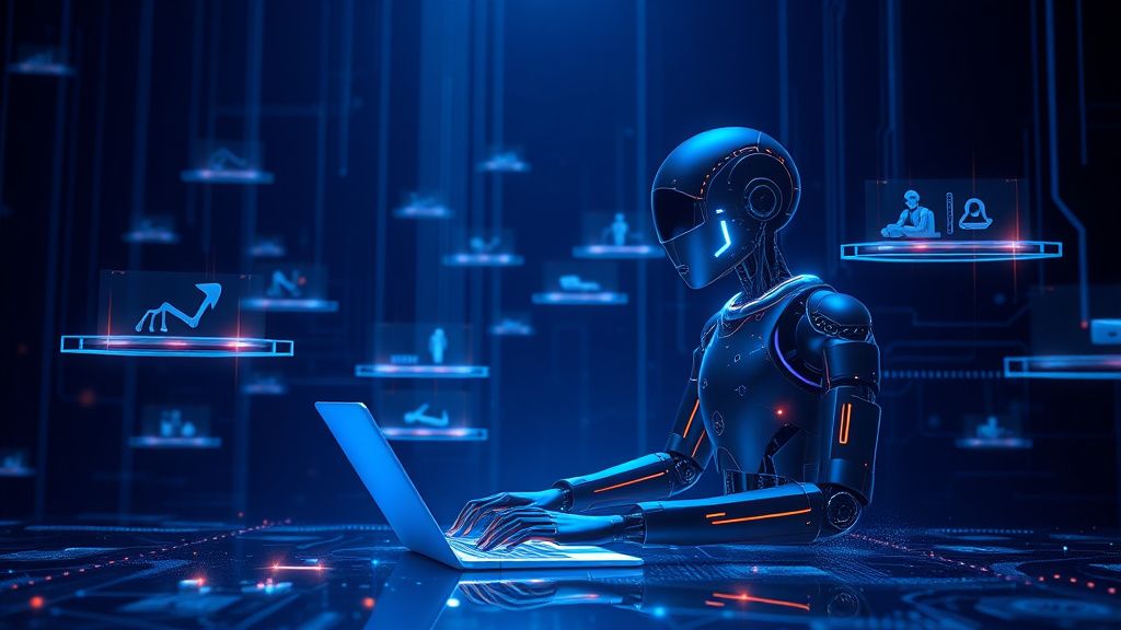 AI 에이전트 코딩 작업 화면