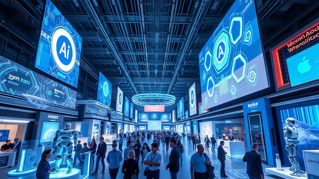 2026 월드IT쇼 피지컬 AI 전시장 전경