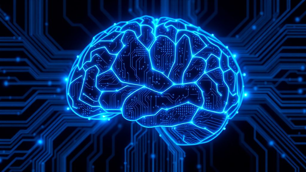 AI 모델 두뇌 교체 디지털 아트